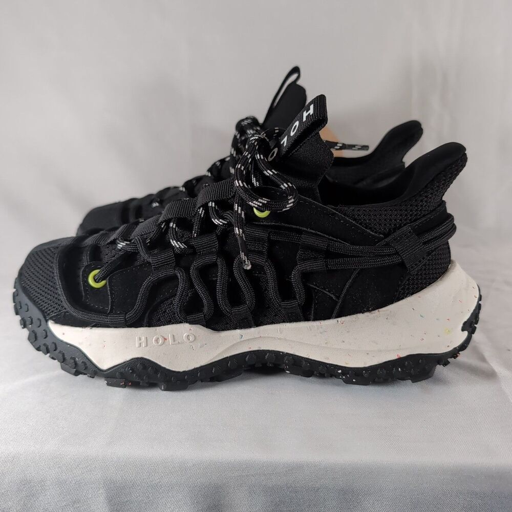 HOLO Zeus Women's 6.5 Black White Low Top Trail Hiking Sneakers Athletic Shoes - Picture 3 of 7